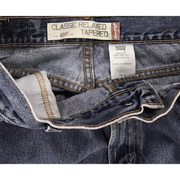 Levi's 550 Relaxed Fit Tapered Leg Mom Jeans Sz 10 S 💙 - Picture 5 of 5